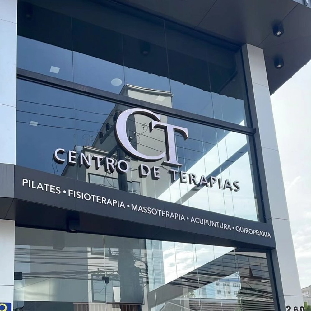 Fachada do CT Centro de Terapias na Rua João Bauer, em Brusque